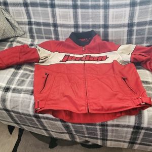 Motorcycle racing jacket.